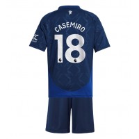 Manchester United Casemiro #18 Replica Away Minikit 2024-25 Short Sleeve (+ pants)